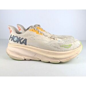 Hoka Clifton 9 Sneakers Running Shoes Snealers Vanilla/Astral Womens Size 12